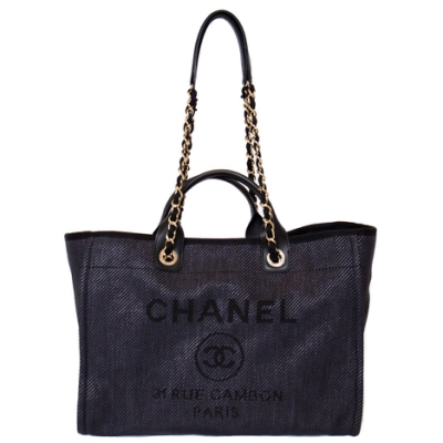 chanel deauville tote pearl