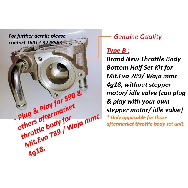 Waja Mmc Throttle Body Bottom Half Price Promotion Nov 2021 Biggo Malaysia