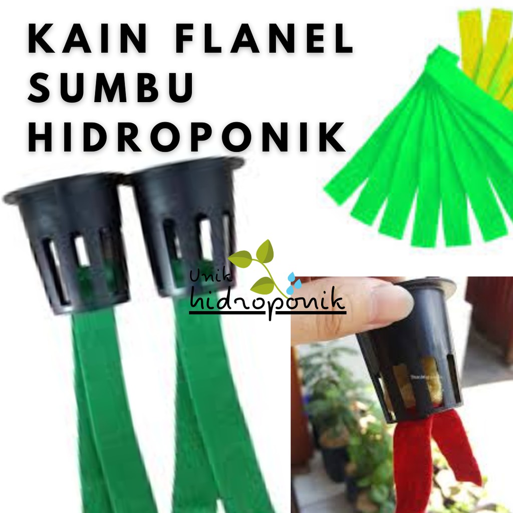 kain flanel hidroponik