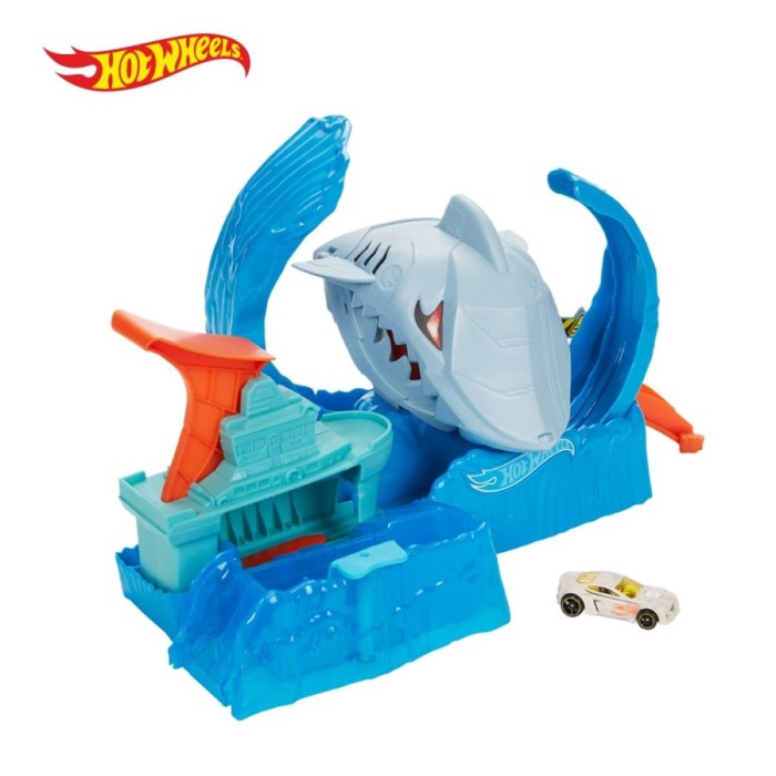 hot wheel track with shark