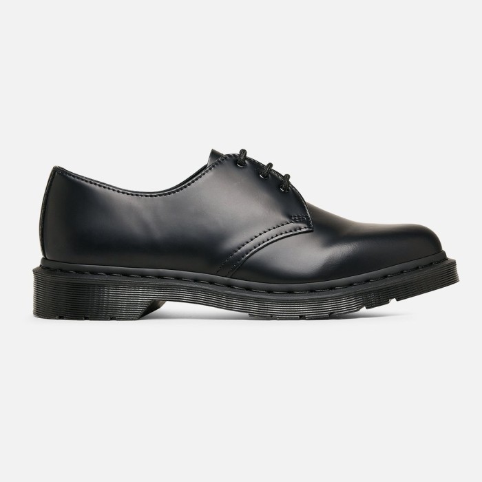 dr martens 1461 mono black smooth