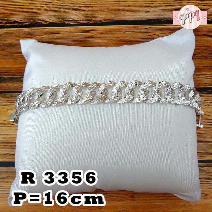 Gelang emas putih rantai