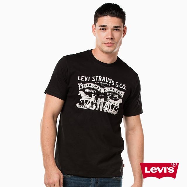 【levis】双马logo t恤 / 黑