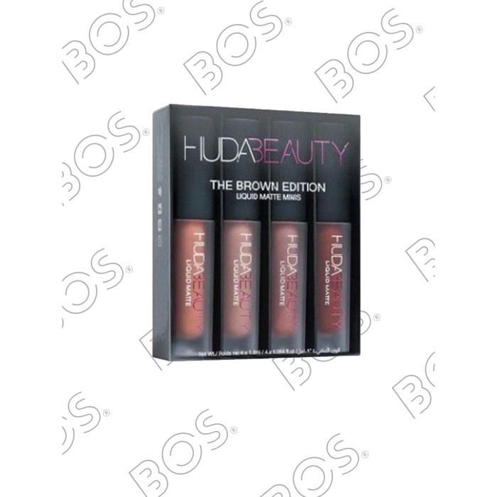 huda beauty mini lipstick brown edition