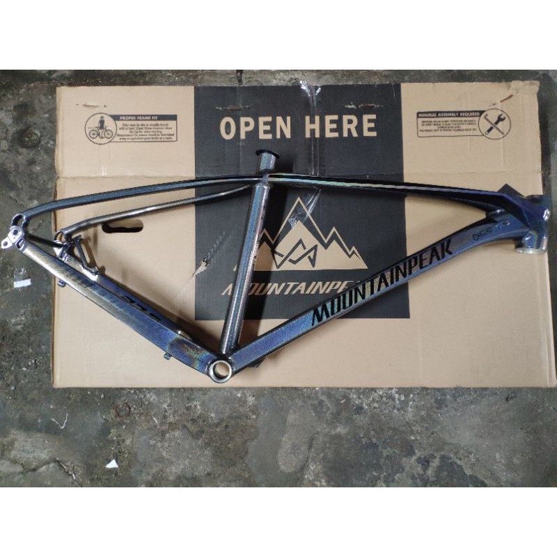 mtb frame mountain peak