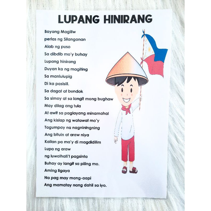 Sa watawat makabayan at panunumpa panatang bilang isang