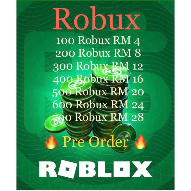 Robux Sale Price Promotion May 2021 Biggo Malaysia - 300 robux price