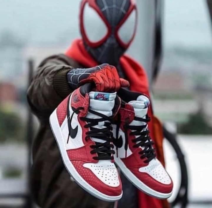 nike aj1 spiderman