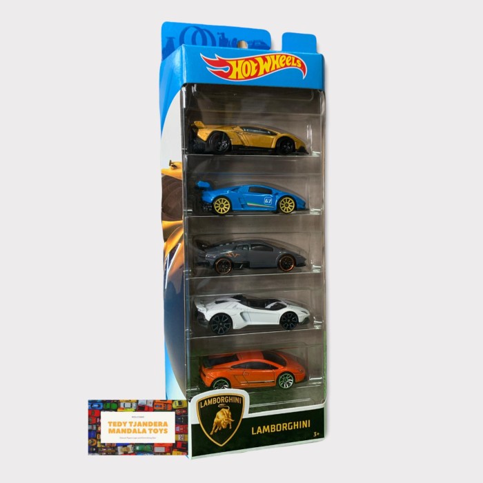 hw lamborghini 5 pack