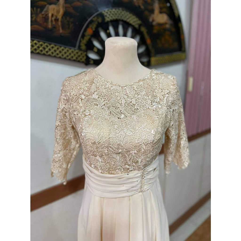 modern principal sponsor gown