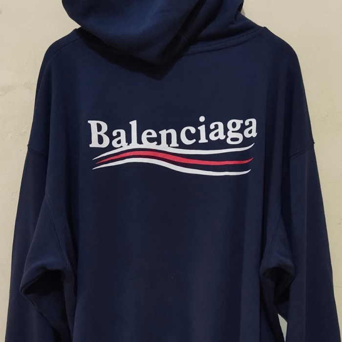 balenciaga logo poplin shirt