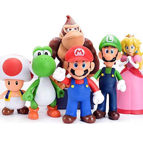 mario and luigi figures