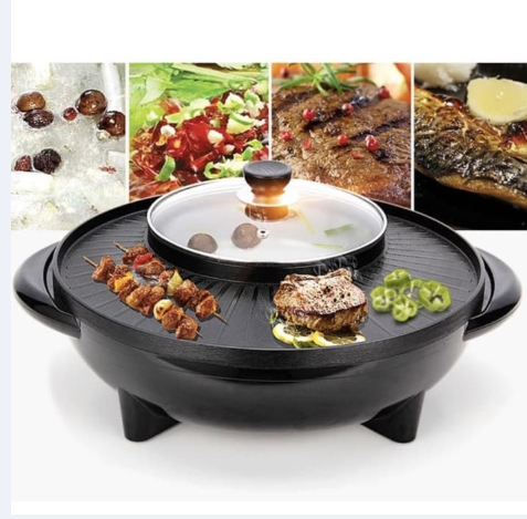 panci hotpot bbq 2 in 1