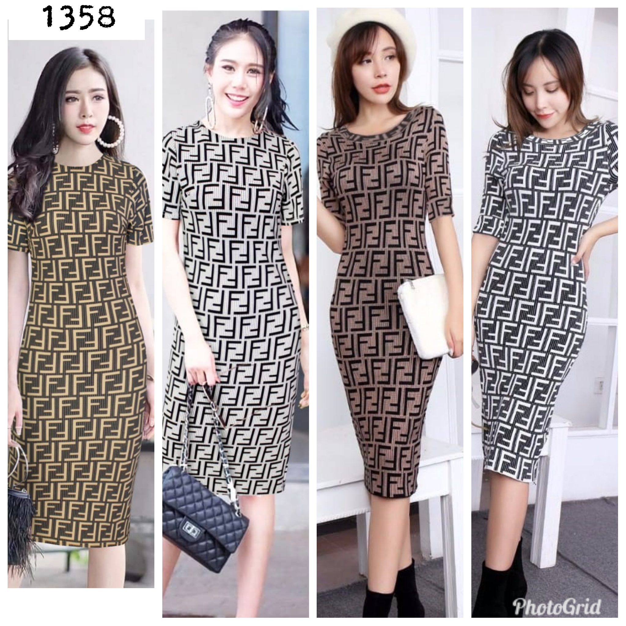 Harga Dress Fendi Wanita Premium 