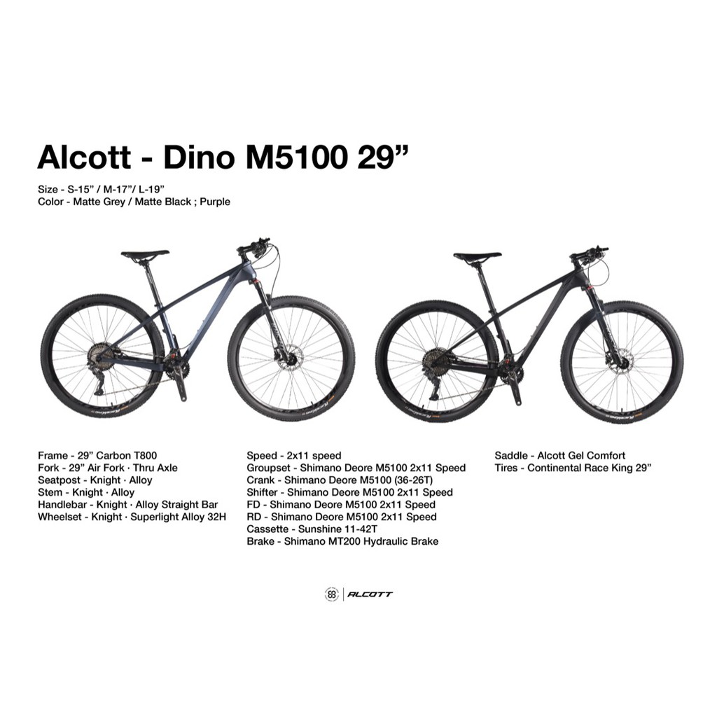 alcott carbon mtb