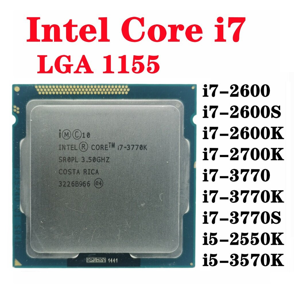 Intel Core i7 2700K SandyBridge LGA1155 - PCパーツ