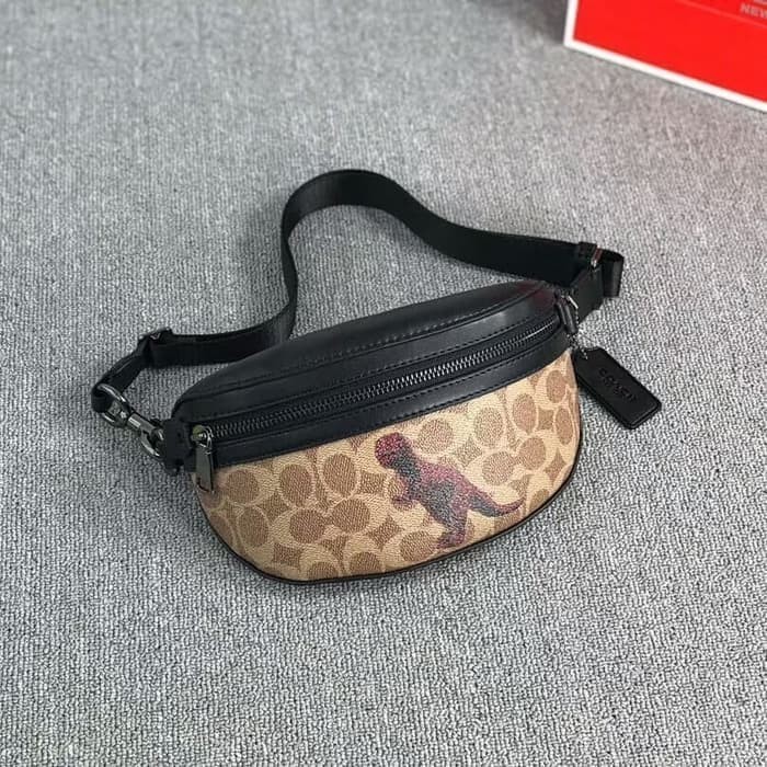 coach belt bag dinosaur