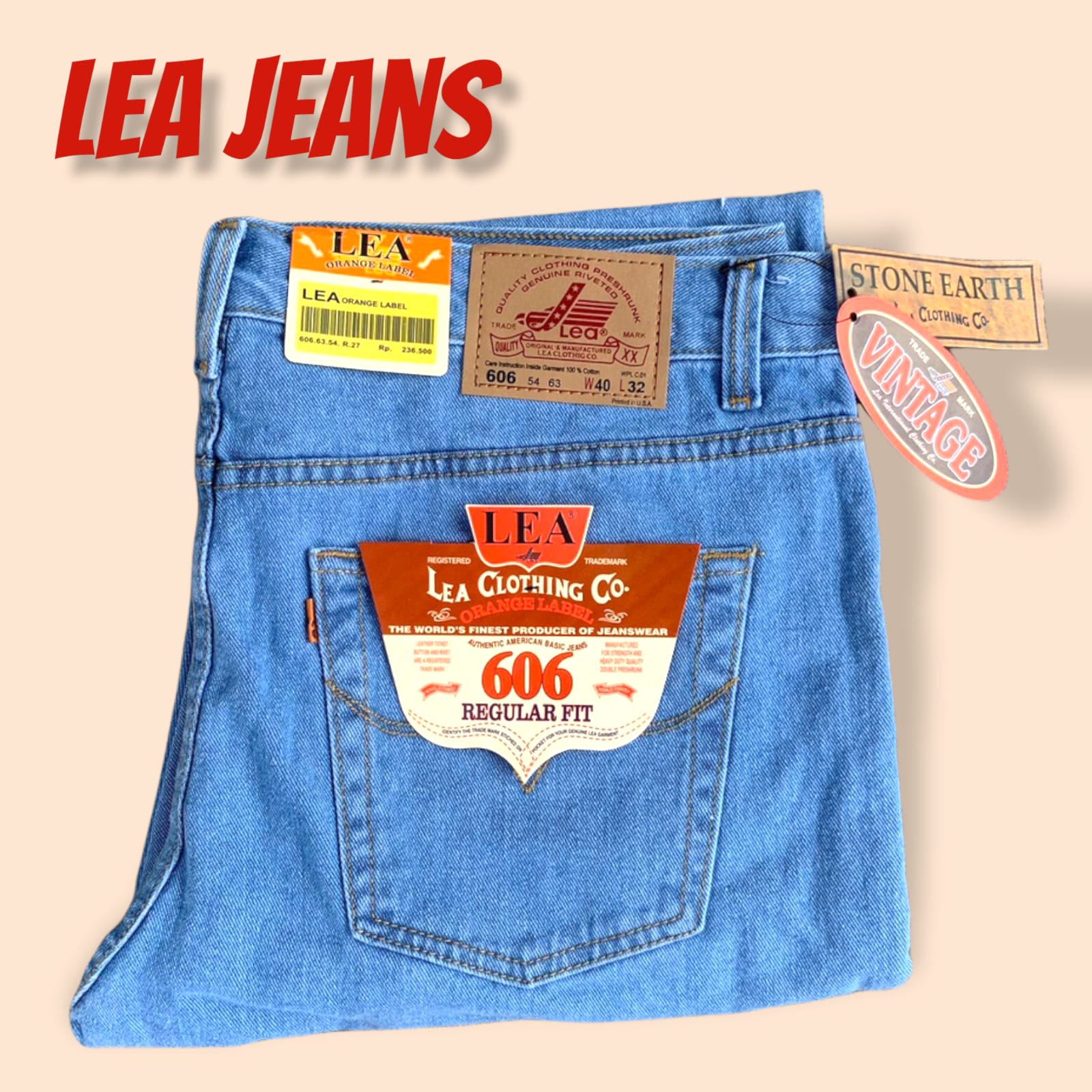 Harga Lea Jeans Pria Original Premium 