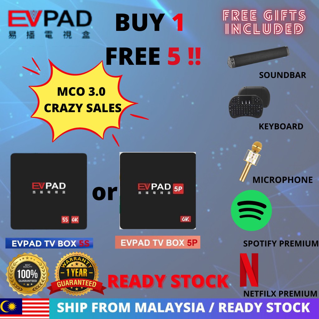 Evpad 5 Price Promotion Nov 2021 Biggo Malaysia