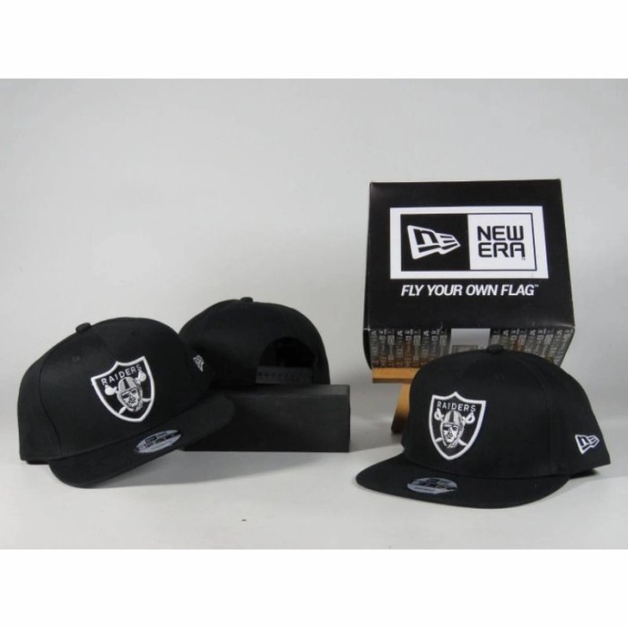 raiders hat black