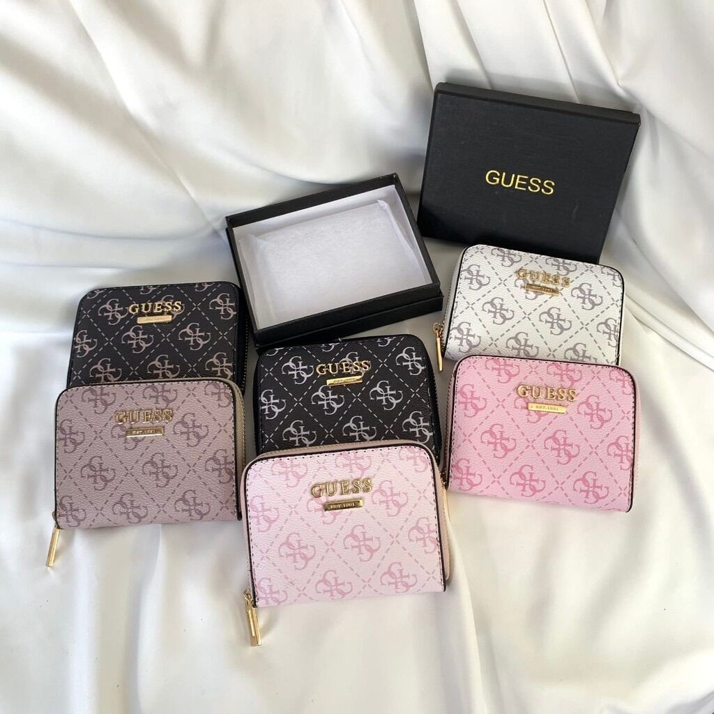 guess mini wallets