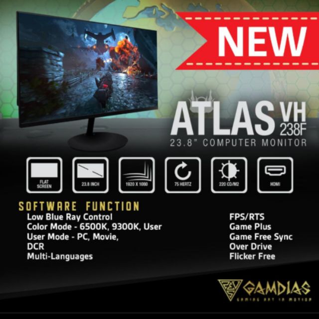 gamdias atlas 238f