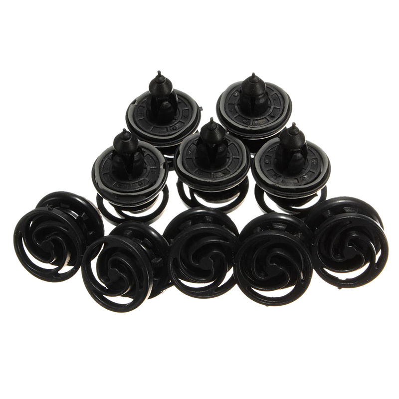 VW T4 T5 TRANSPORTER INTERIOR TRIM PANEL CLIPS BLACK