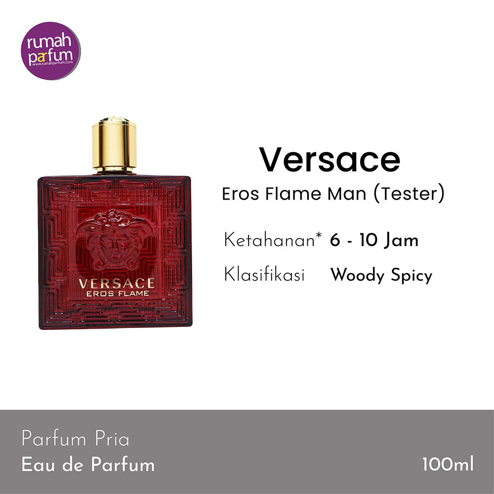 versace eros flame tester 100ml