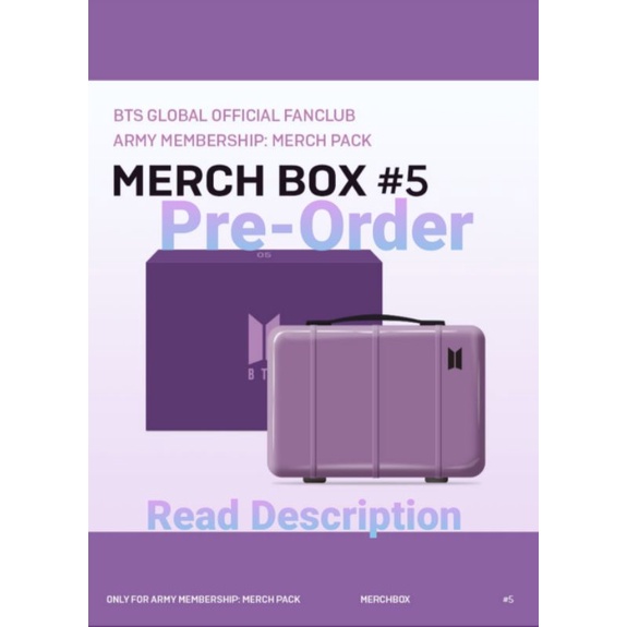 公式通販サイトでお買い BTS MERCH BOX 5 トランク | www.qeyadah.com