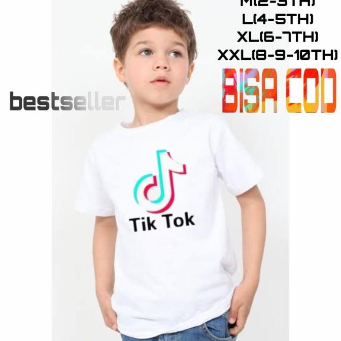Harga Baju Kaos Tiktok Laki Terbaru Mei 