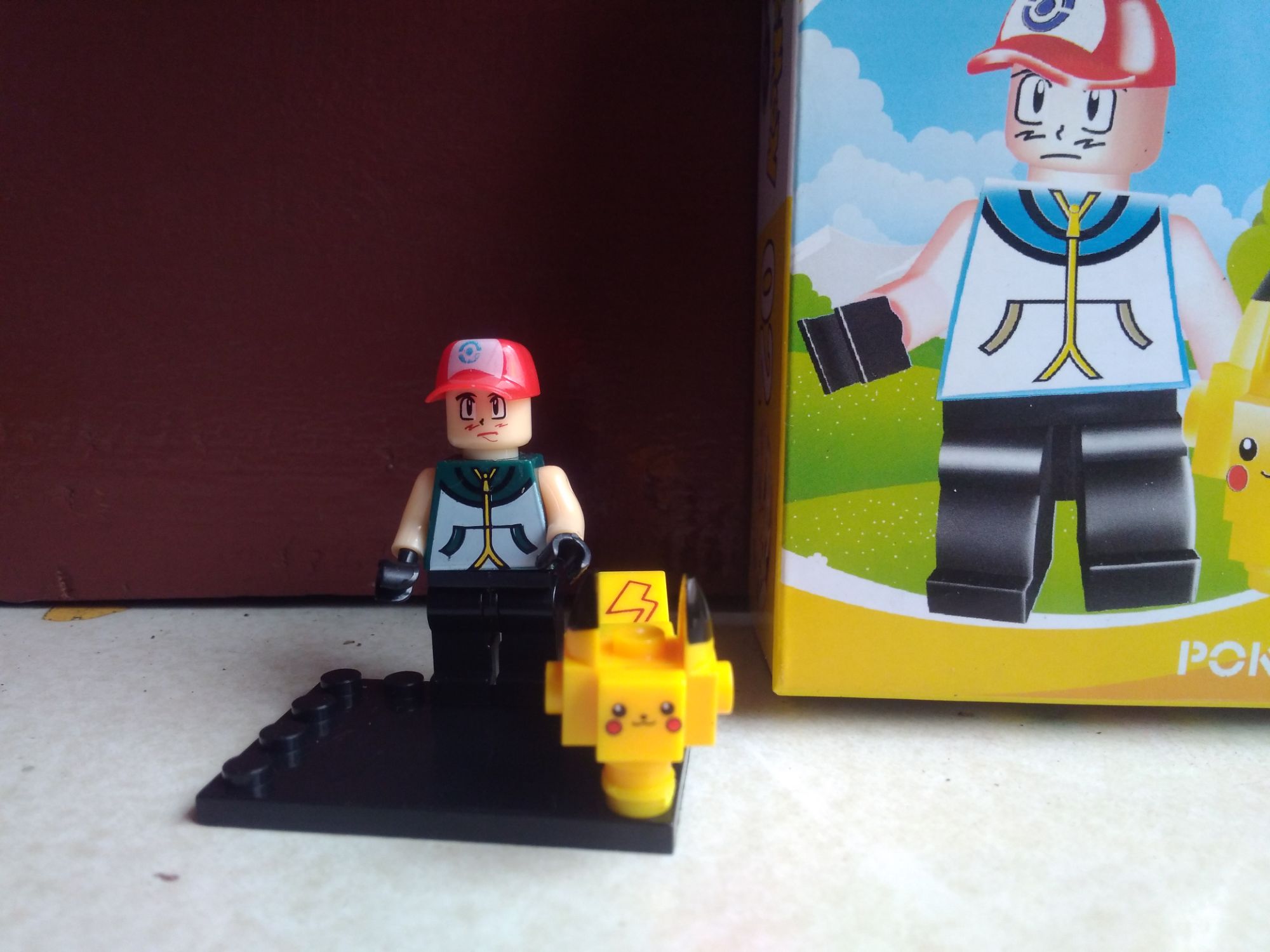 pikachu lego figure