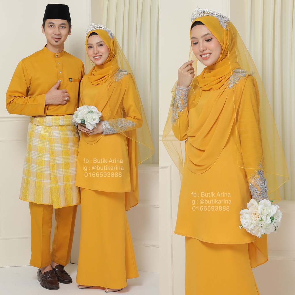 Baju Pengantin Set Couple Kuning Price Promotion Nov 2021 Biggo Malaysia