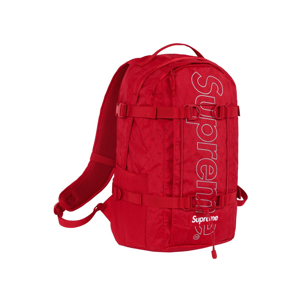 supreme fw18 backpack yellow