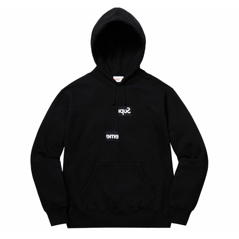 cdg hooded sweatshirt