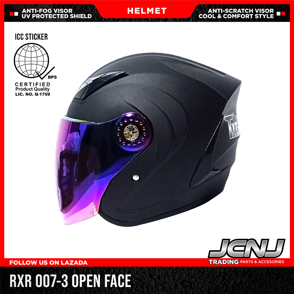 rxr helmet half face