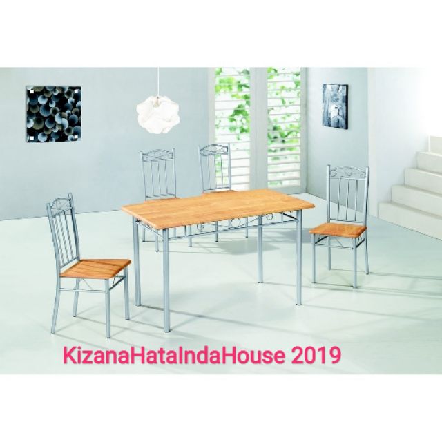 Set Meja Makan 4 Kerusi Dining Table Price Promotion Nov 2021 Biggo Malaysia