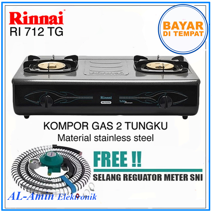 Harga Kompor Gas Rinnai 2 Tungku 712 Terbaru Oktober 22 Biggo Indonesia