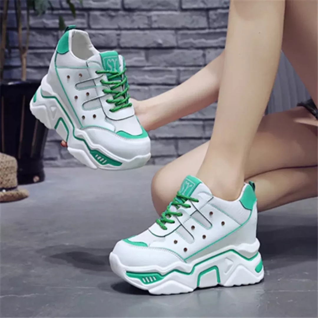 KESEELY Women Lace-Up Sport Running Sneakers Lightweight Gym Yoga Sneakers Casual Patchwork Soft Sneakers Shoes Clearance Shoes 2019 Sandals 