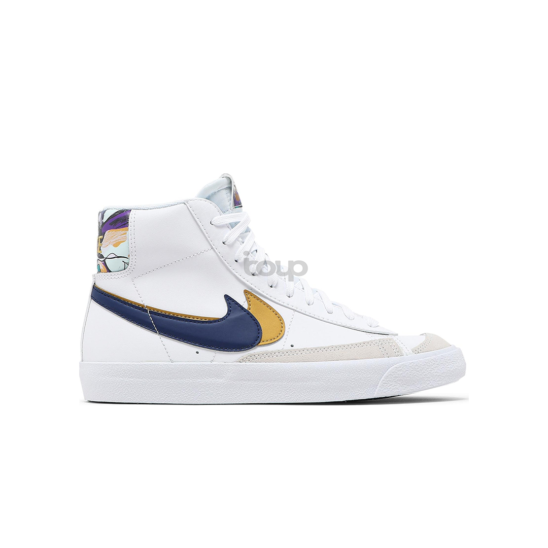 nike blazer mid 77 white gold green