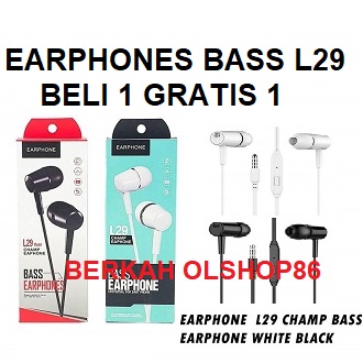 Harga Bass Earphones L29 Terbaru Juli 