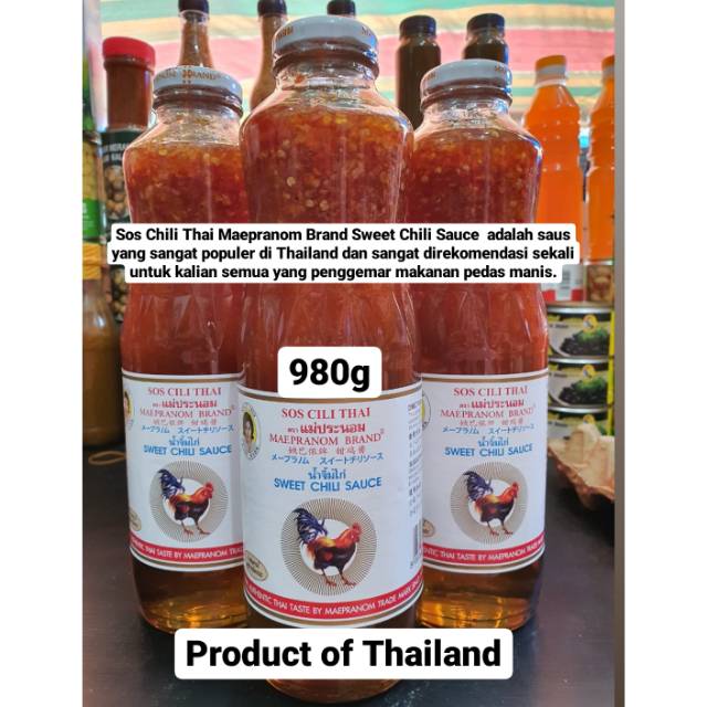 Sos Chili Thai Maepranom Brand 980g Price Promotion Mar 2021 Biggo Malaysia