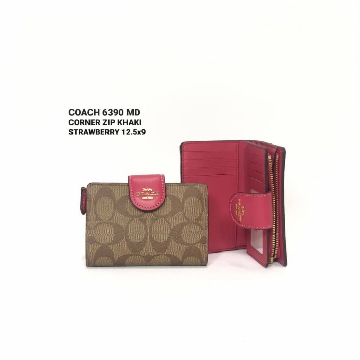 coach strawberry wallet