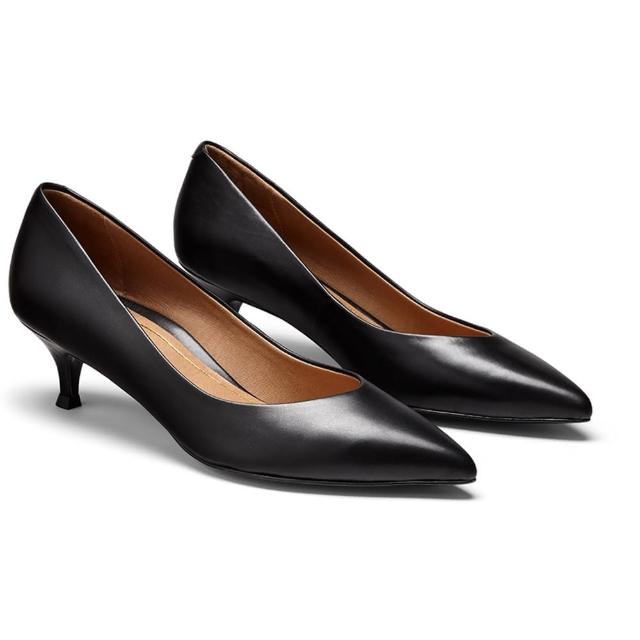 【vionic 法欧尼】健康时尚高跟鞋(josie-亮黑)