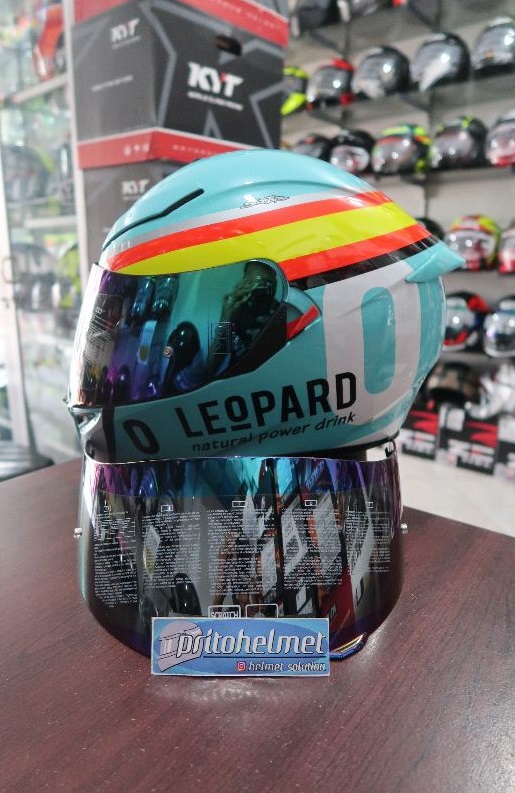 Visor Agv K3sv Original Iridium Blue 