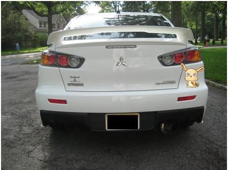 三菱lancer io 尾翼