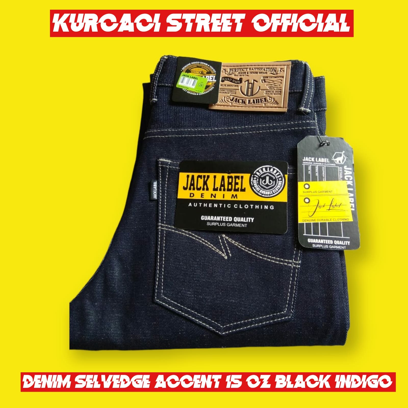Harga Raw Denim Selvedge Jack Label 