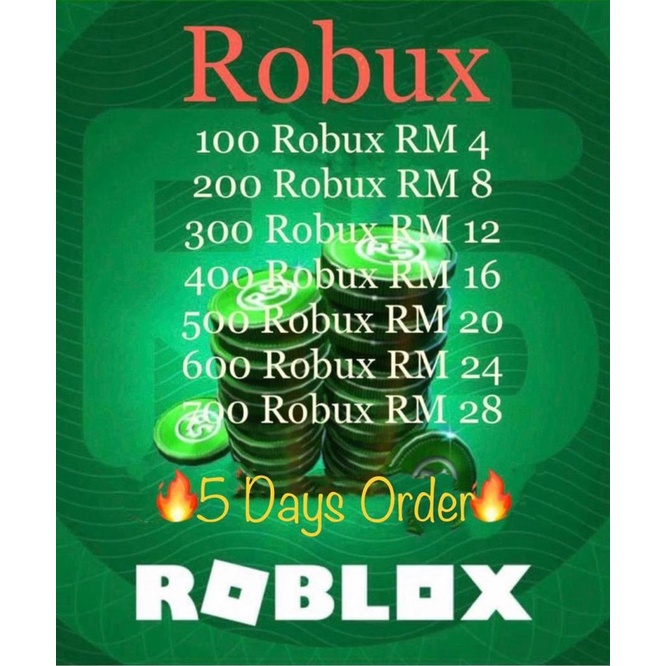 Robux Price Promotion Jul 2021 Biggo Malaysia - how much is 80 robux in malaysia