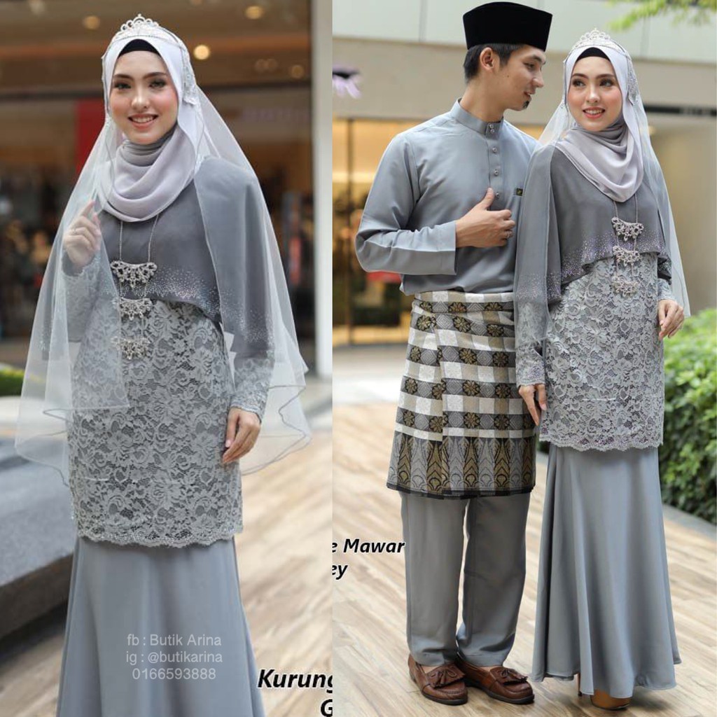 Baju Nikah Set Couple Kelabu Price Promotion Nov 2021 Biggo Malaysia