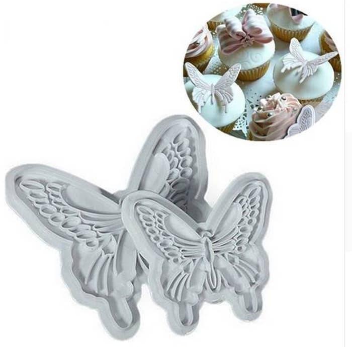 Butterfly Stencil Cookie Cake Cutter Baking Tool Fondant Cake Mold Mould N3