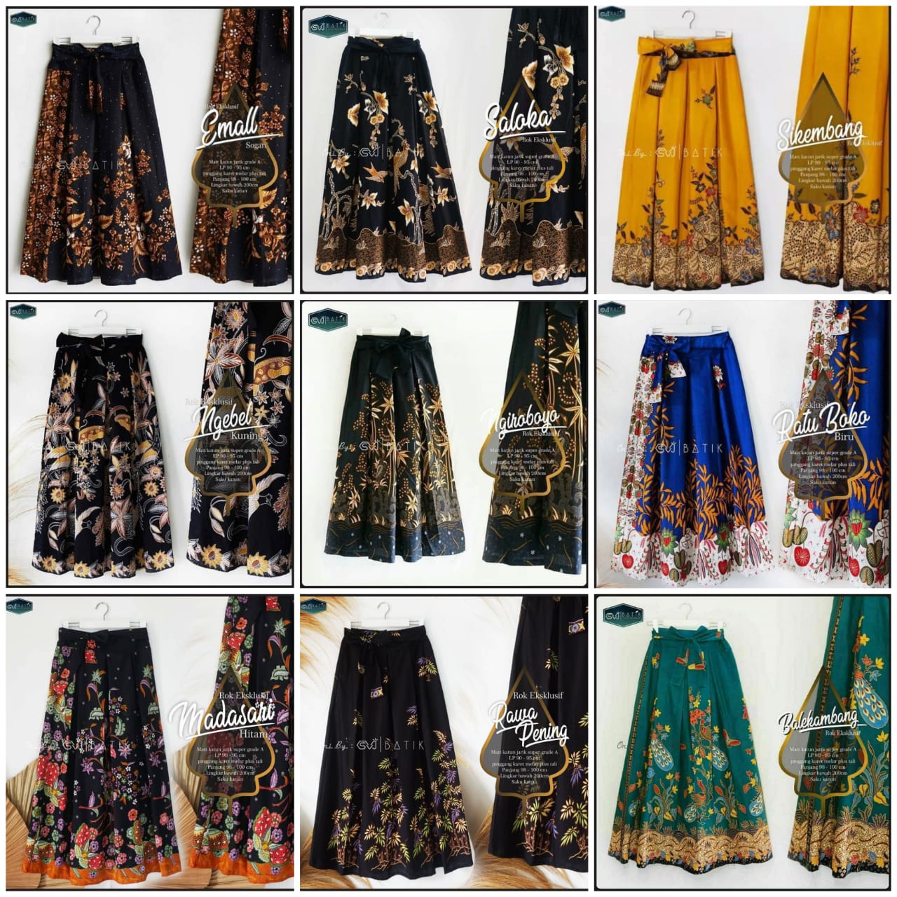 Model rok batik